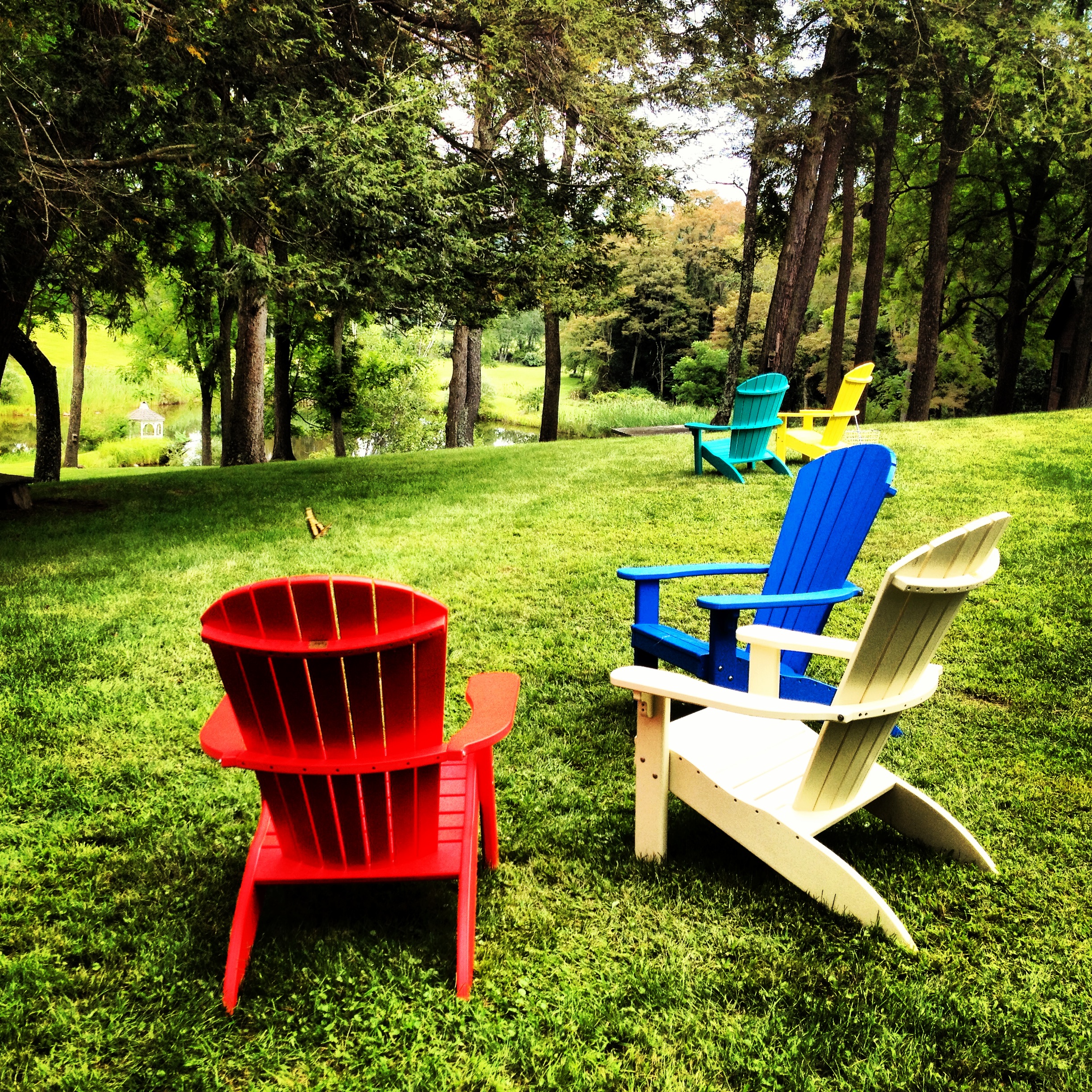 Summer chairs. Stanfordville, NY. 
